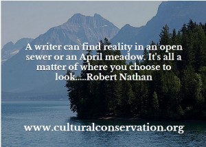 A writer can find reality